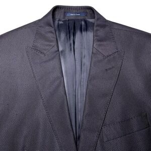 Versace Collection Blazer 50 (40R) Wool Blend 2B1V Peak Lapel Textured READ